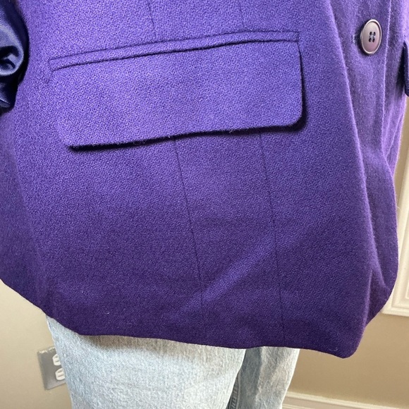 Vintage Pendleton Purple Blazer Size 14 - Picture 7 of 12